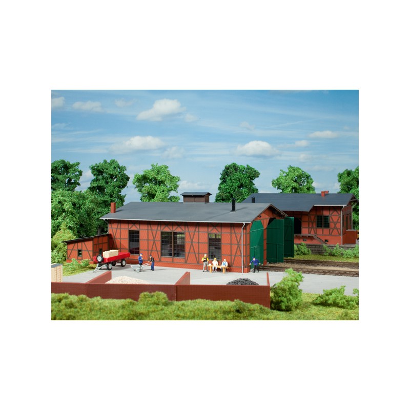 Depósito para dos locomotoras. AUHAGEN 14470