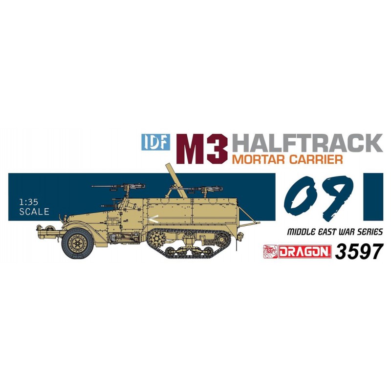 IDF M3 Half track con mortero.