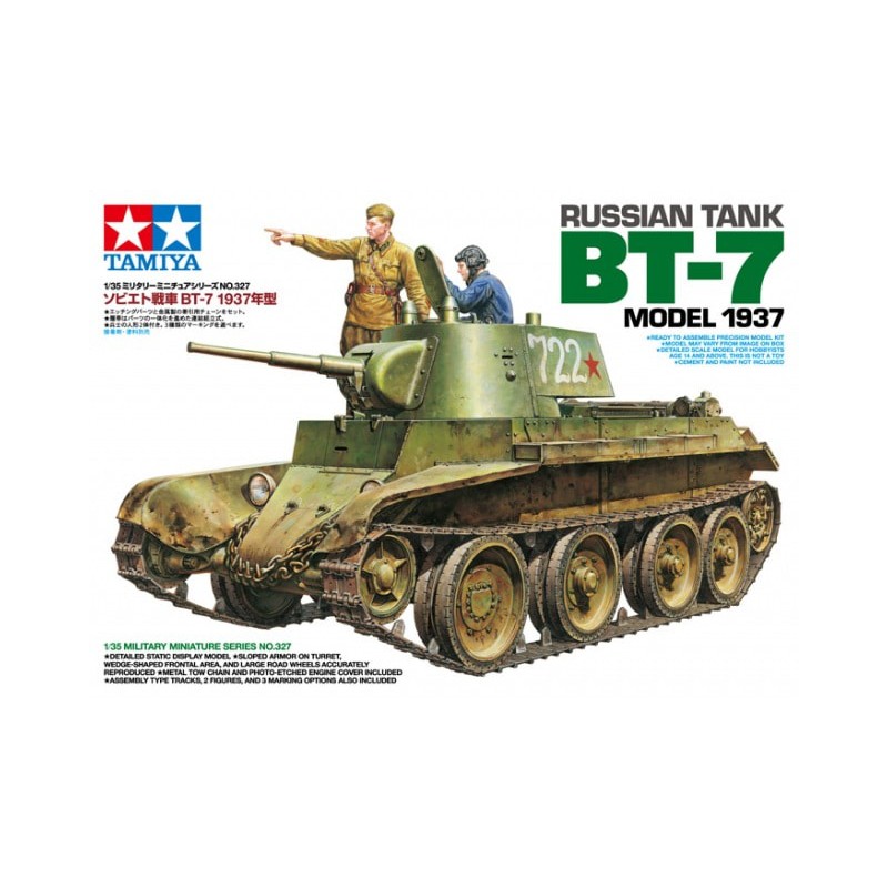 Tanque ruso BT-7, Model 1937.