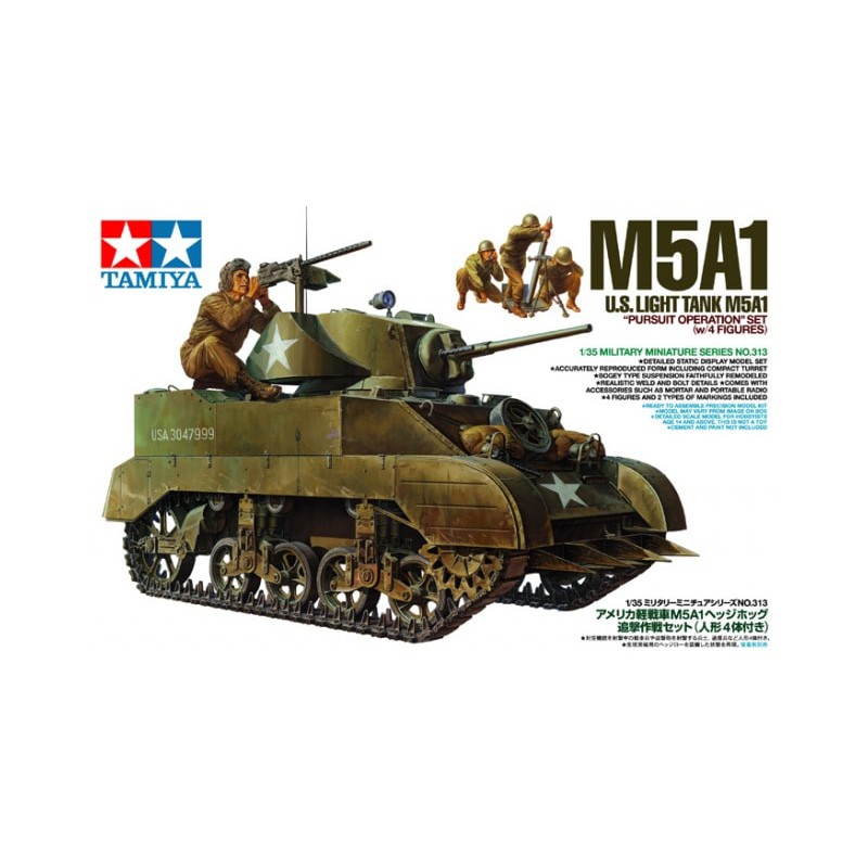 US light tank M5A1.