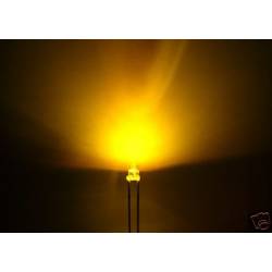 Led 3 mm amarelo (x50).