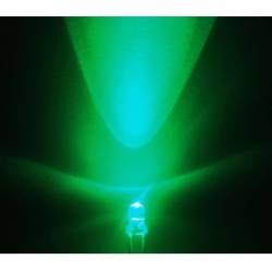 Led 3 mm verde (x50).
