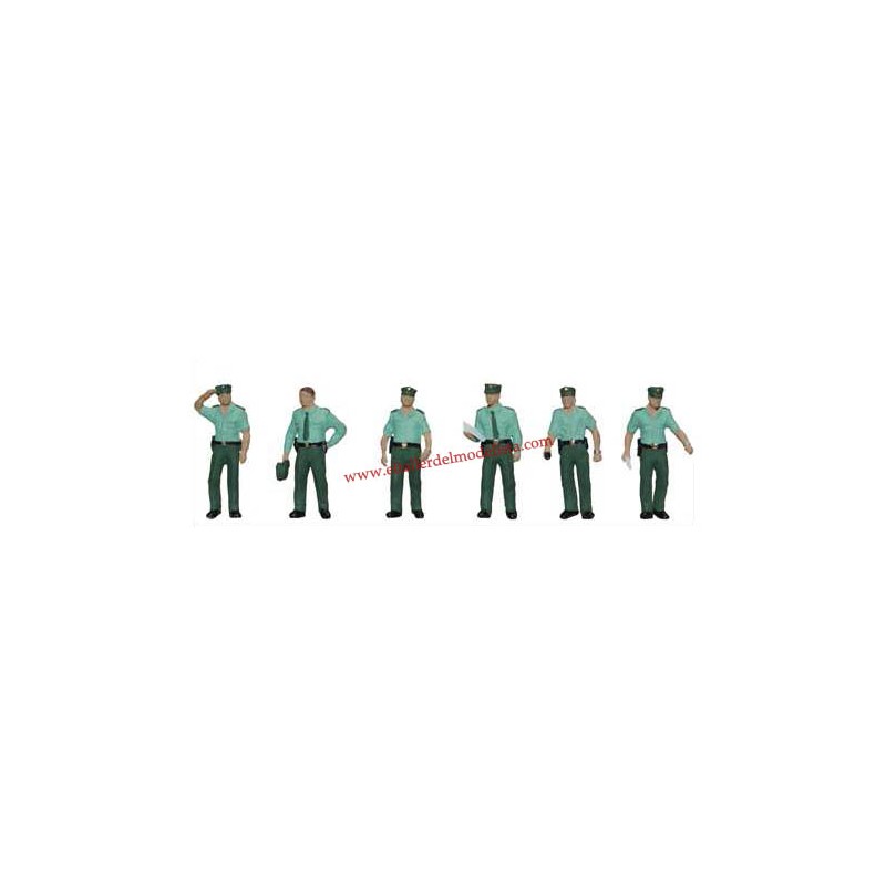 Six Spanish policemen. ANESTE 4092