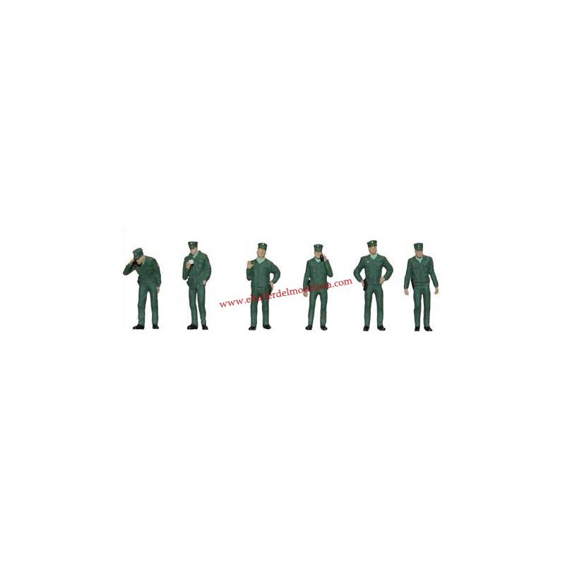 Six Spanish policemen.. ANESTE 4095