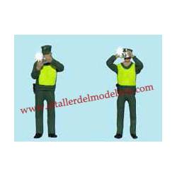 Die Guardia Civil füllte sich mit Licht.