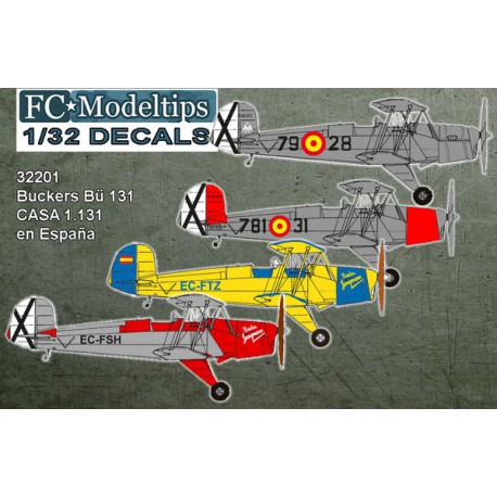 Decal set: Bücker Bü 131 & Casa 1131.