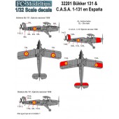 Decal set: Bücker Bü 131 & Casa 1131.