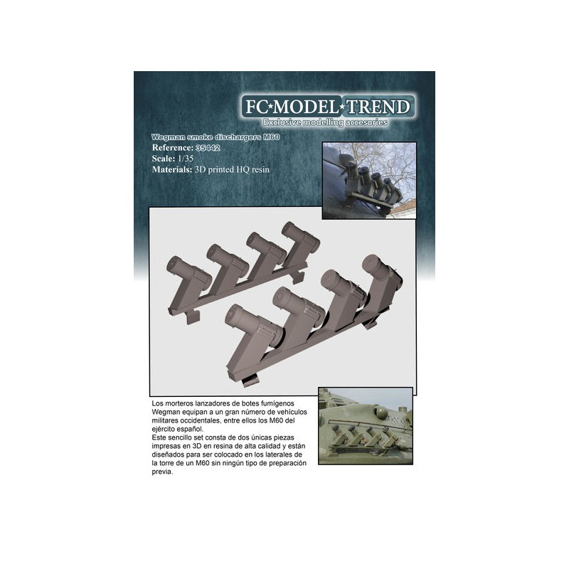 Lanzadores de fumígenos para M60.