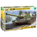 Soviet SU-100 tank destroyer.