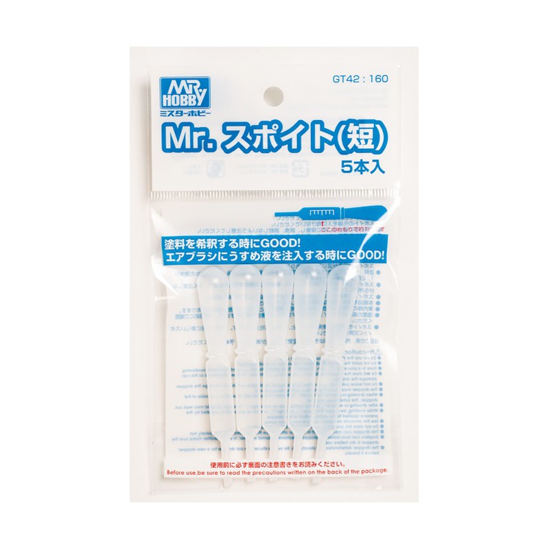 Cuentagotas corto Mr. Dropper (x5). Cuentagotas corto Mr. Dropper (x5).