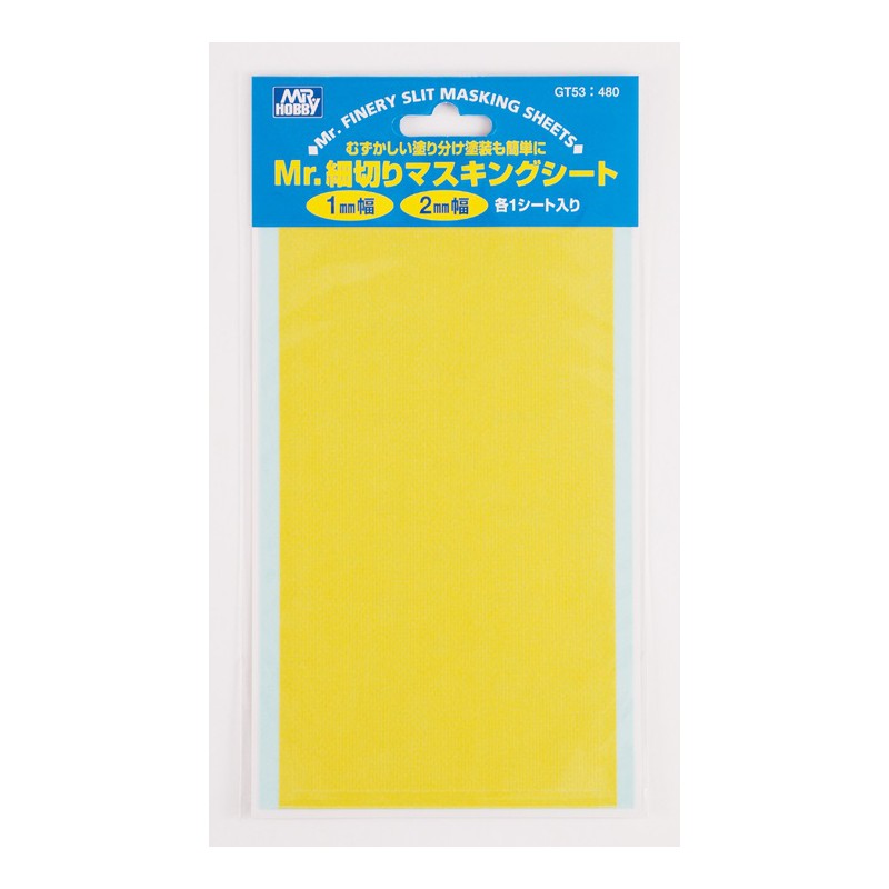 Mr. Masking sheet: 1 & 2 mm strips.