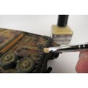 Mr. weathering brush set, hard.