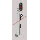 Railway signal - 3 aspects with authorized pass. ANESTE 2841