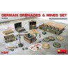 German grenades and mines set.