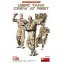 USMC tank crew at rest.