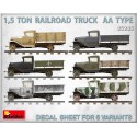 1,5 Ton railroad truck AA Type.