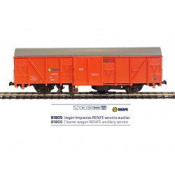 Carro di servizio ausiliario per la pulizia dei binari, RENFE.