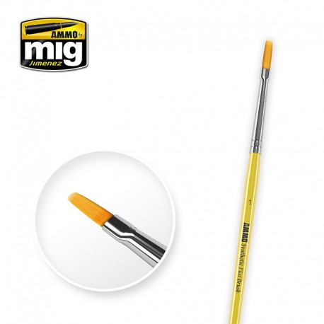 Brush flat rectangular Nº1. Brush flat rectangular Nº1.