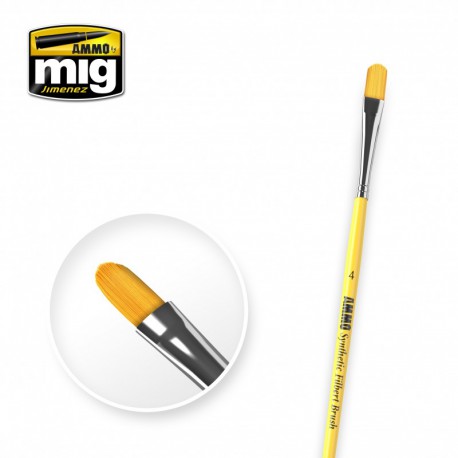 Syntetic filbert brush Nº4. Syntetic filbert brush Nº4.