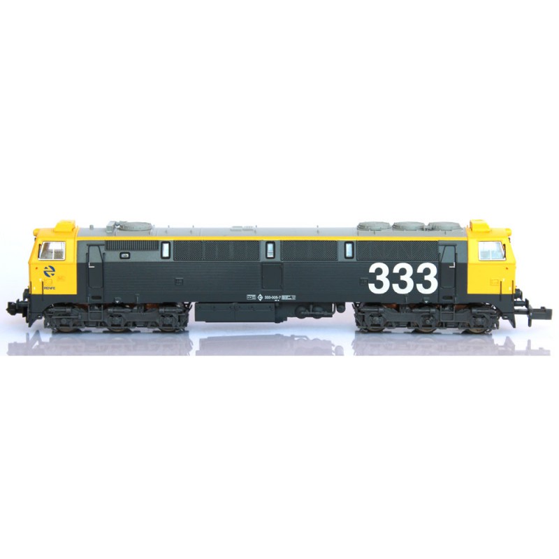 Locomotora 333-005, RENFE. Sonido.