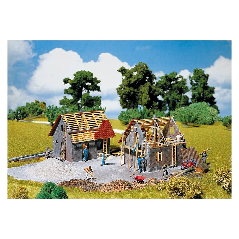 Casa en construcción. Casa en construcción.