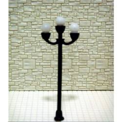 10 lampadaires avec 3 lumières. H207