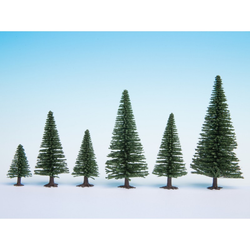 Model fir trees. Model fir trees.