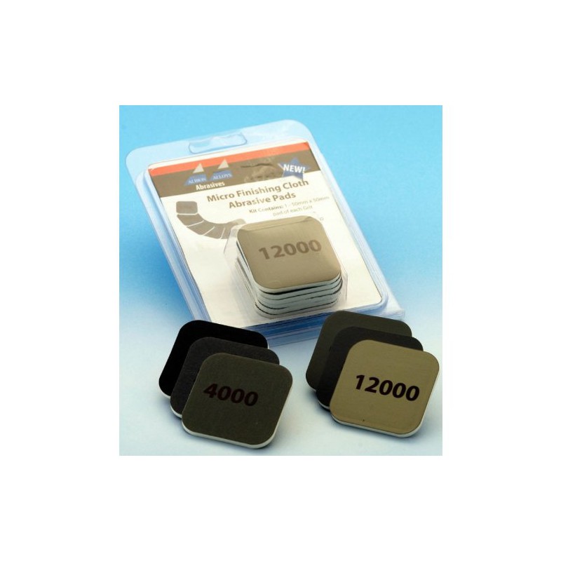 Almohadillas de lija, variadas.