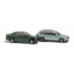 Audi A4 Avant y Mercedes-Benz clase C.