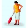 Woman hoovering. PREISER 28141