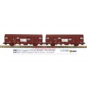 TIDE wagon set, RENFE. TIDE wagon set, RENFE.