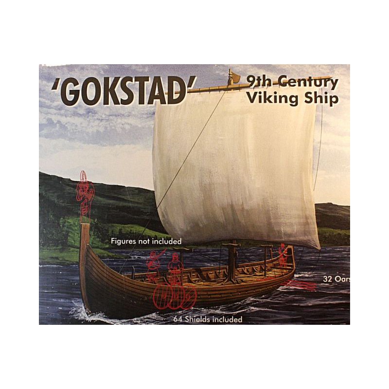 Gokstad, barco vikingo del siglo IX.