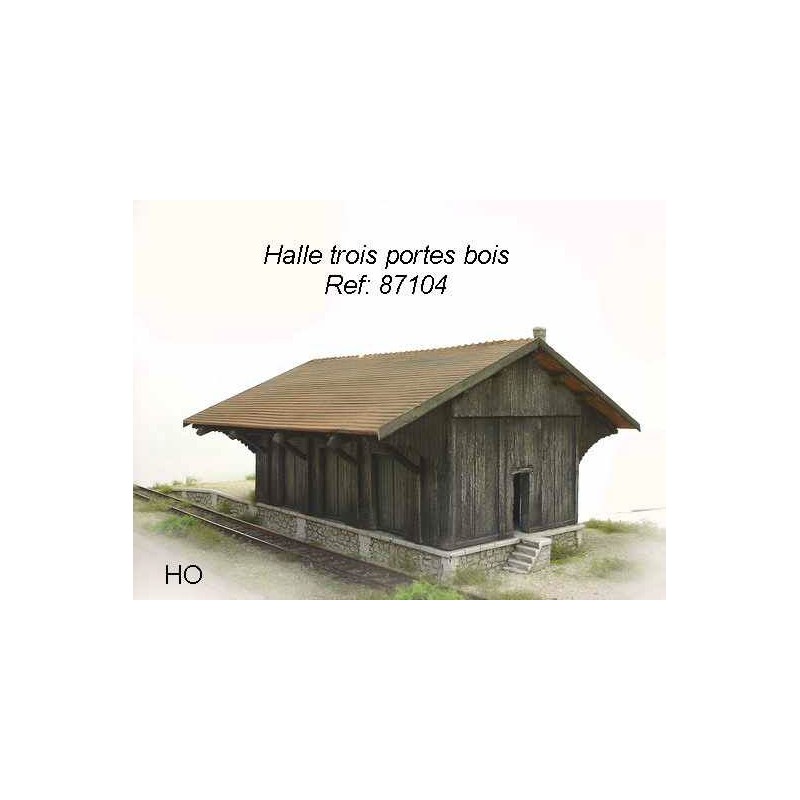 Almacén de tres puertas. PN SUD MODELISME 87104