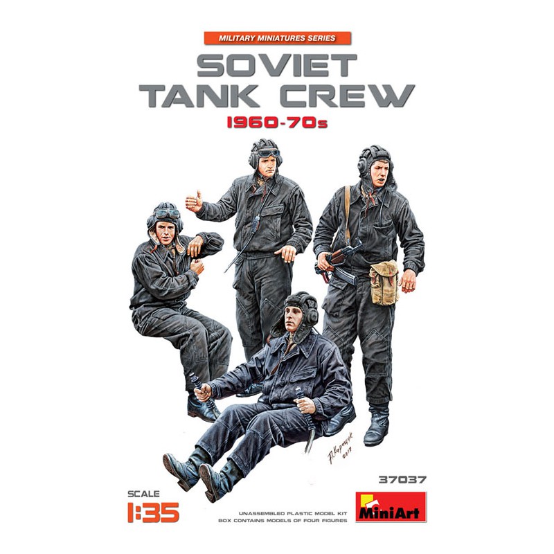 Soviet tank crew, 1960s-70s.