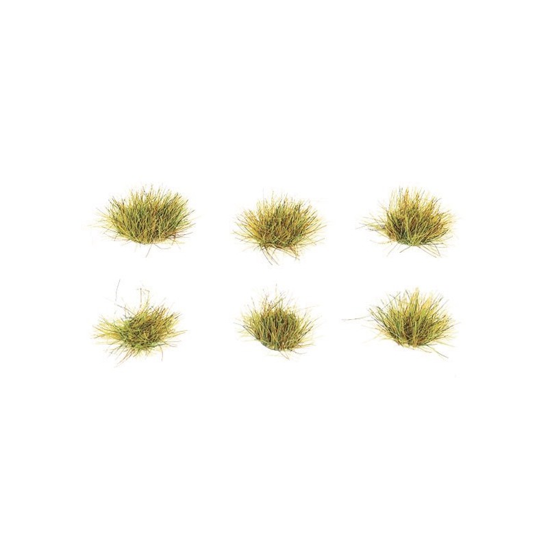 Mechones césped, verde primavera, 6 mm.