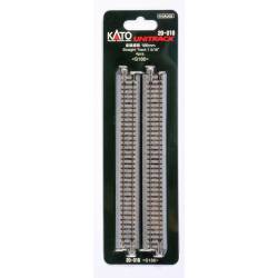 Chenilles droites de 186 mm (x4).