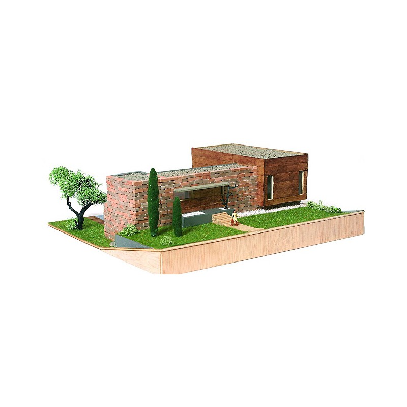 Chalet de estilo moderno. DOMUS KITS 40600