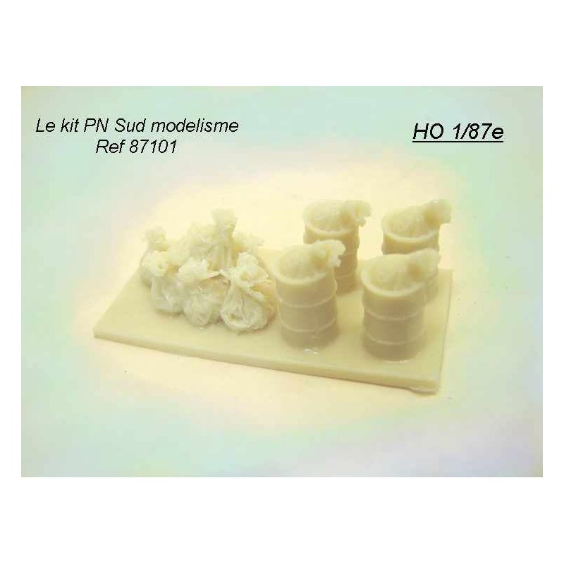 Bolsas y cubos de basura. PN SUD MODELISME 87101