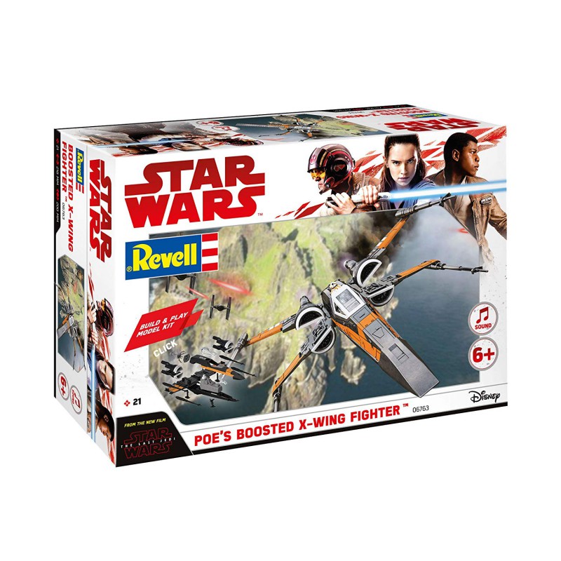 Star Wars: Caza estelar X-Wing con sonido. REVELL 06763 Star Wars: Caza estelar X-Wing con sonido. REVELL 06763