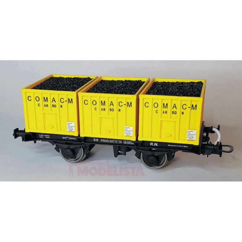 Container wagon COMAC, RENFE. Container wagon COMAC, RENFE.