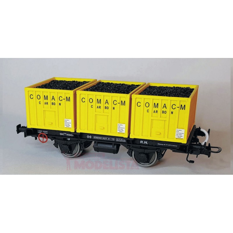 Container wagon COMAC, RENFE. Container wagon COMAC, RENFE.