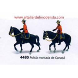 Policia montada del Canadá.