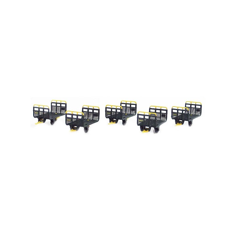 Carros portaequipaje SNCF (x5). Carros portaequipaje SNCF (x5).