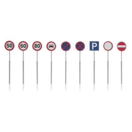 Dutch traffic road signs.