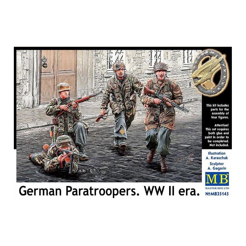 Paracaidistas alemanes.