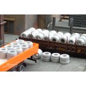 Aluminium wire coils.