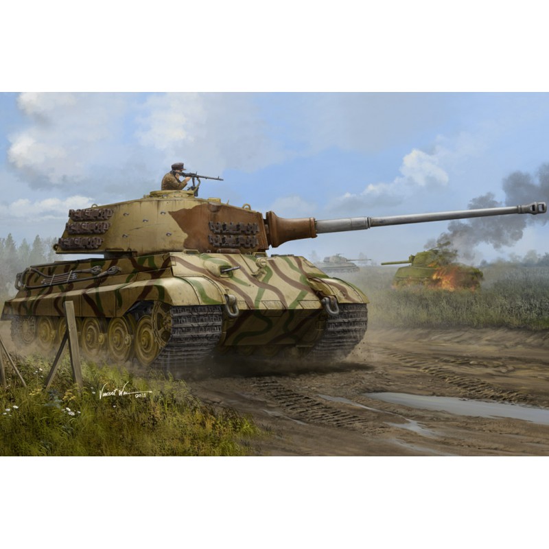 Sd.Kfz.182 King Tiger, torreta Henschel. Sd.Kfz.182 King Tiger, torreta Henschel.