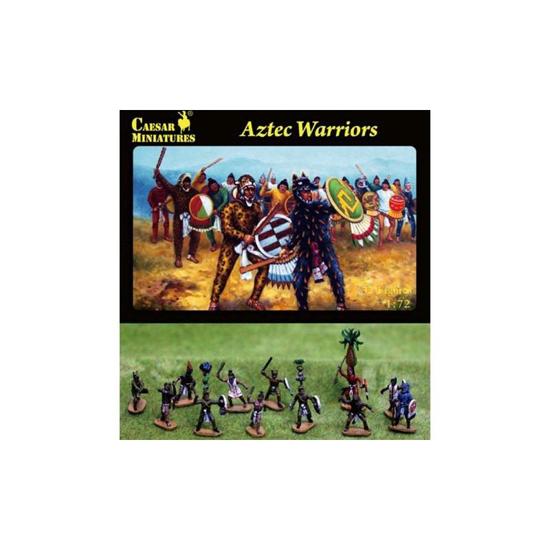 Guerreros aztecas.