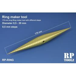 Werkzeug zum Formen von Ringen (0,5 - 20 mm).