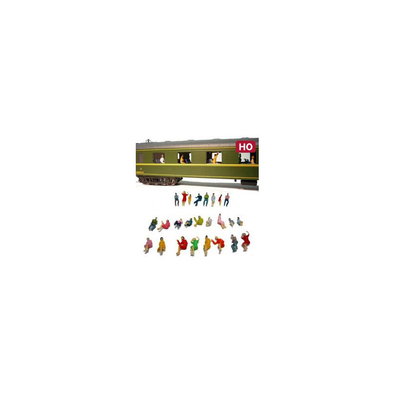 25 seated figures blister.